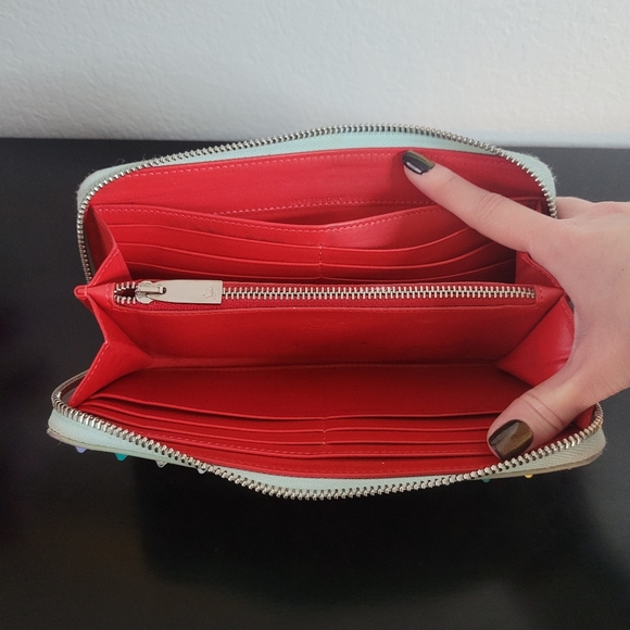 Christian Louboutin Panettone Multicolor Studded Long Wallet - Picture 10 of 12